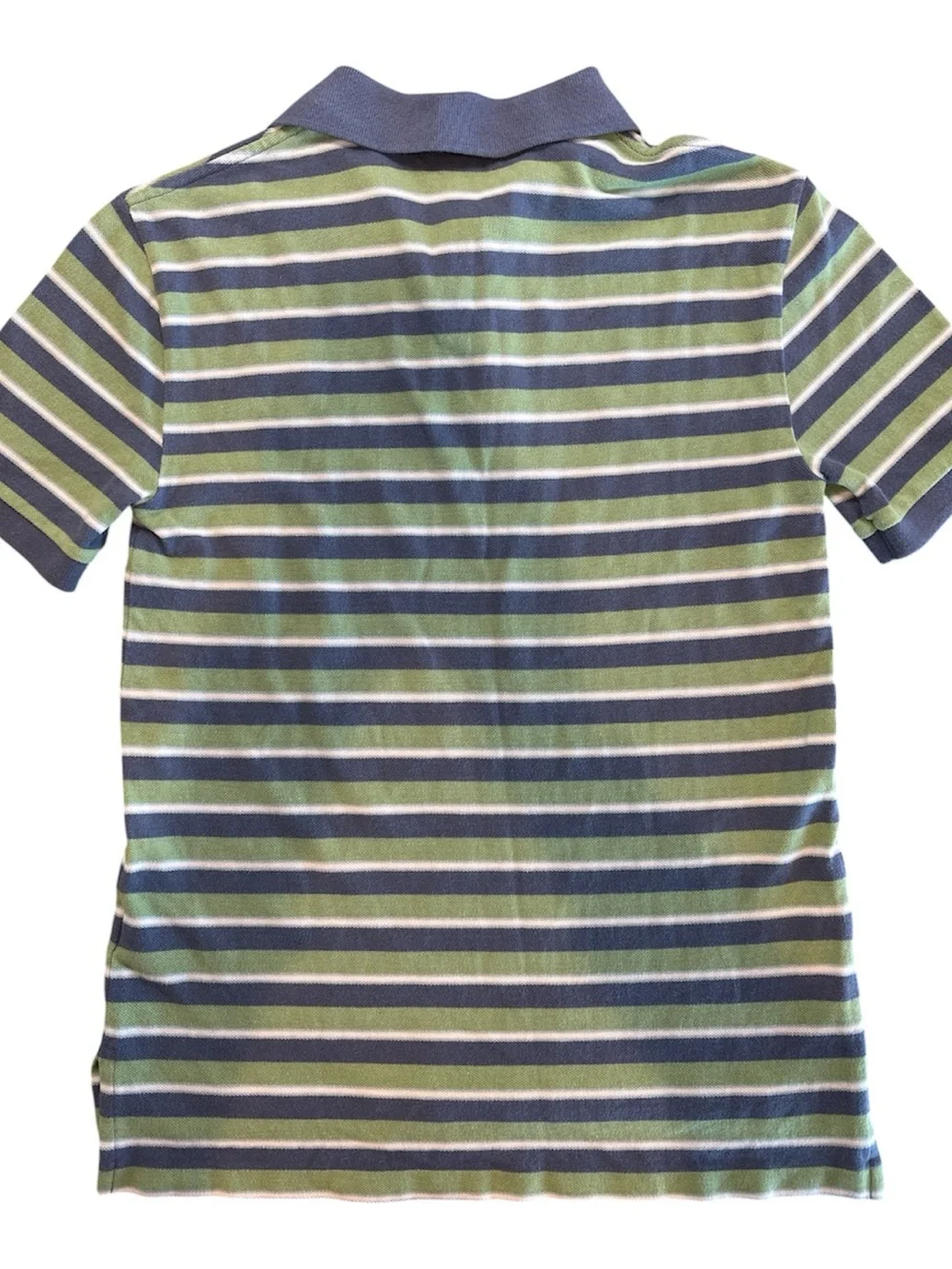 Ralph Lauren Kids Striped Polo in Blue & Green